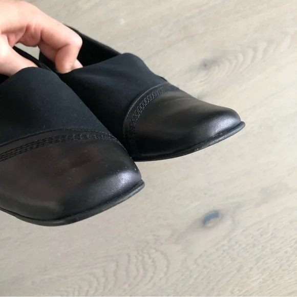 Amalfi by Rangoni Made in Italy Leather black heels - Picture 6 of 9